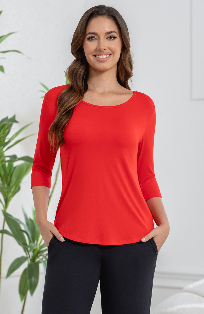 Mid Sleeve Bamboo Tee
