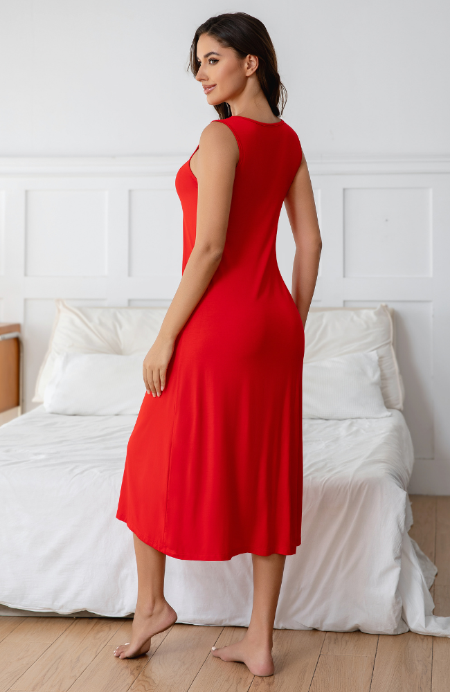 Bamboo Midi Pocket Dress