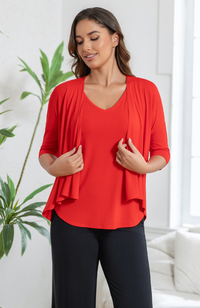 Mid Sleeve Bamboo Cardigan