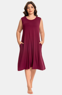 Sleeveless Bamboo Pocket Dress