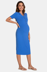 Ribbed Bamboo Maternity Dress