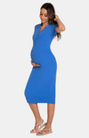 Ribbed Bamboo Maternity Dress