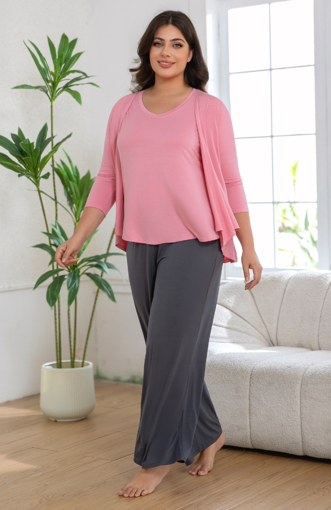 Wide Leg Bamboo Pants