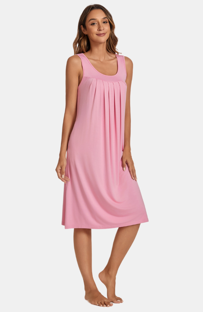 Sleeveless Bamboo Pocket Nightie