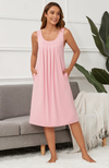 Sleeveless Bamboo Pocket Nightie