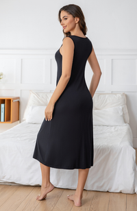 Bamboo Midi Pocket Dress