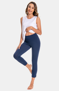 Slim Fit Bamboo Capri Pants