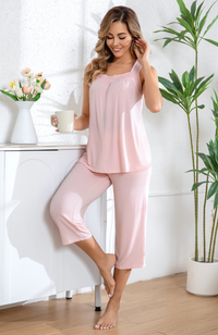Soft Ribbed Bamboo PJ Set