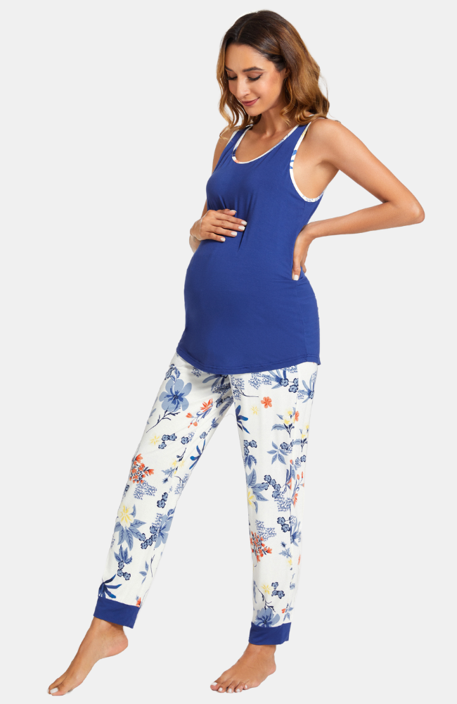 Bamboo Maternity Jogger PJs