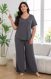 Wide Leg Bamboo Pants