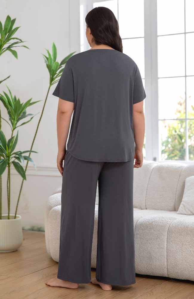 Wide Leg Bamboo Pants