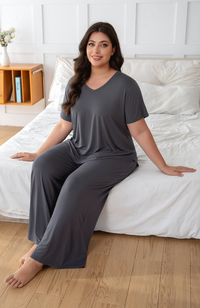 Wide Leg Bamboo Pants