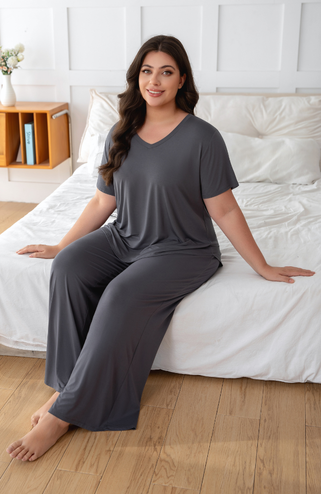 Wide Leg Bamboo Pants