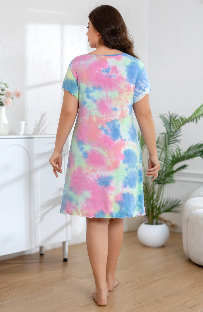 Bamboo Frill T-Shirt Nightie