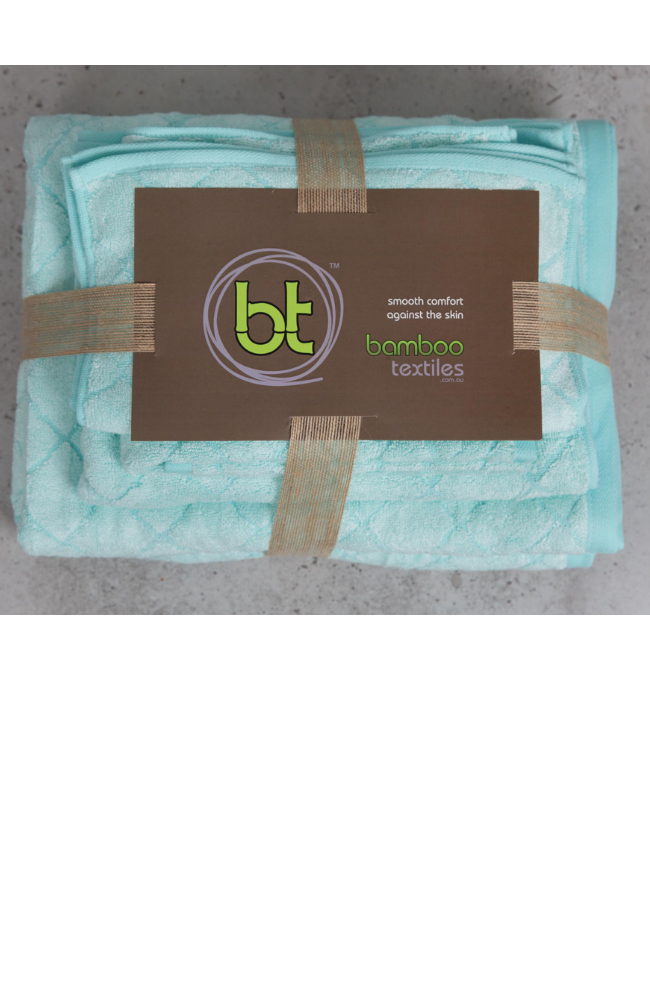 Aqua Bamboo Bath Towels 