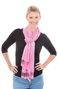 Candy Pink 100% Bamboo Scarf