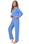 Long Sleeve Bamboo Buttoned PJs