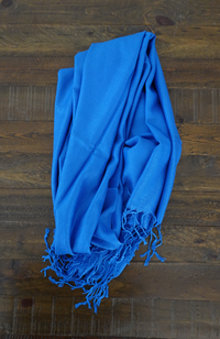 Luxe Blue 100% Bamboo Scarf