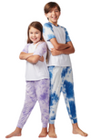 Kids tie-dye bamboo pyjamas