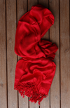 Red 100% Bamboo Scarf